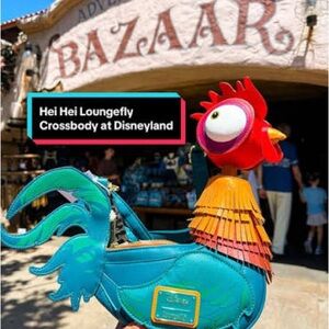 Loungefly Disney Moana Hei Hei Figural Crossbody Bag